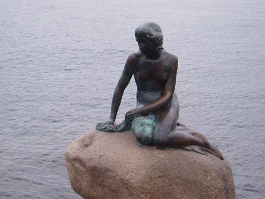 Malá mořská víla - symbol Kodaně