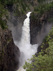 Vodopád Rjukanfossen